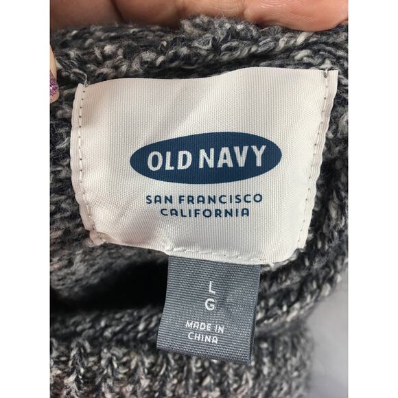 Old Navy Pullover Hoodie Sweater w/ Kangaroo‎ Pocket Gray Men's Size Large - Picture 8 of 9